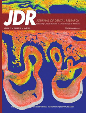 CTOR Research Featured on the Cover of  April's Journal of Dental Research